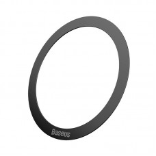Set 2x Inel Adaptor MagSafe Baseus Halo Series - Plăcuță Magnetică Telefon - Negru
