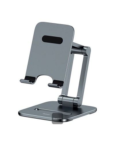 Suport Metalic Biaxal Baseus Desktop Metal Stand, pentru telefoane mobile - Negru
