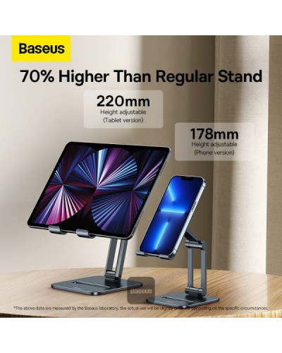 Suport Metalic Biaxal Baseus Desktop Metal Stand, pentru telefoane mobile - Negru Suport Metalic Biaxal Baseus Desktop Metal Stand, pentru telefoane mobile - Negru