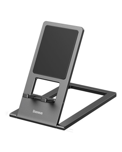 Suport Metalic Pliabil Baseus Desktop Holder, pentru telefoane mobile - Negru