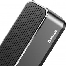 Suport Auto BASEUS Moonlight Series pentru numar de telefon, fixare cu banda adeziva - Negru
