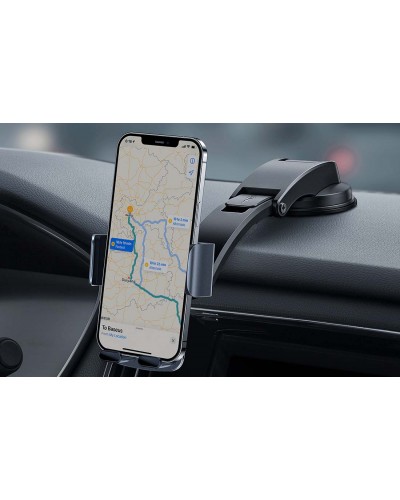 Set Suport Auto Baseus Easy control Pro pentru bord sau grila de ventilatie - Gri