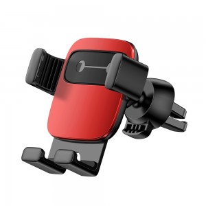 Suport Auto Baseus Cube Gravitational pentru grila de ventilatie - Rosu