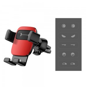 Suport Auto Baseus Cube Gravitational pentru grila de ventilatie - Rosu