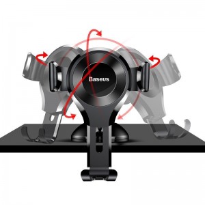 Suport Auto Baseus Osculum Gravitational Negru