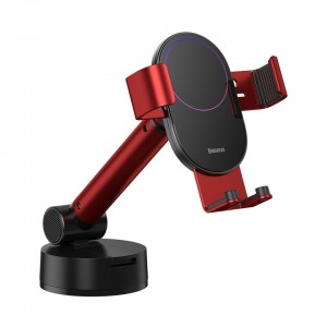 Suport Auto Baseus Simplism Gravity pentru bord sau parbriz - Rosu