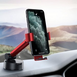 Suport Auto Baseus Simplism Gravity pentru bord sau parbriz - Rosu