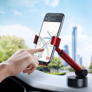 Suport Auto Baseus Simplism Gravity pentru bord sau parbriz - Rosu