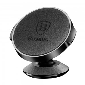 Suport Auto Baseus Small Ears Magnetic Leather pentru bord - Negru