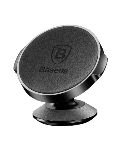 Suport Auto Baseus Small Ears Magnetic Leather pentru bord - Negru