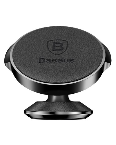 Suport Auto Baseus Small Ears Magnetic Leather pentru bord - Negru