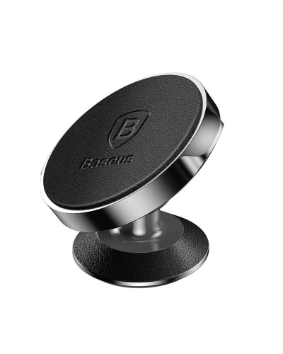 Suport Auto Baseus Small Ears Magnetic Leather pentru bord - Negru