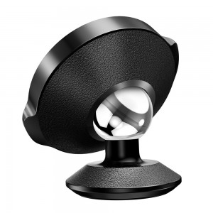 Suport Auto Baseus Small Ears Magnetic Leather pentru bord - Negru
