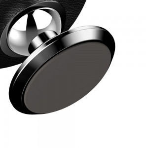 Suport Auto Baseus Small Ears Magnetic Leather pentru bord - Negru