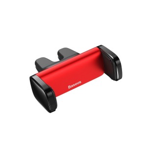 Suport Auto Baseus Steel Cannon Clamp Holder pentru grila de ventilatie - Rosu