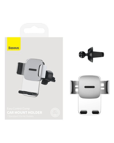 Support Auto Baseus Easy Control Clamp pentru grila de ventilatie - Gri
