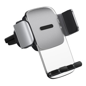 Support Auto Baseus Easy Control Clamp pentru grila de ventilatie - Gri