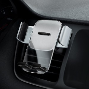 Support Auto Baseus Easy Control Clamp pentru grila de ventilatie - Gri