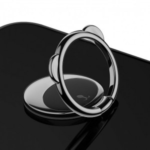 Suport Baseus Bear Ring cu inel - Negru