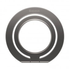 Suport tip inel metalic pentru telefon Baseus Halo Ring Holder - Grey