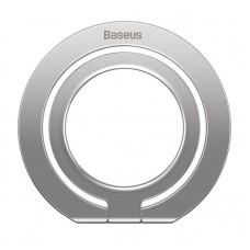 Suport tip inel metalic pentru telefon Baseus Halo Ring Holder - Silver
