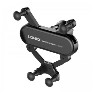 Suport Auto LDNIO MG03 Car Gravity Holder pentru grila de ventilatie - Negru