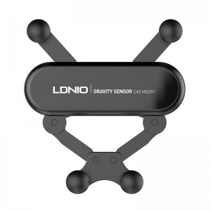 Suport Auto LDNIO MG03 Car Gravity Holder pentru grila de ventilatie - Negru