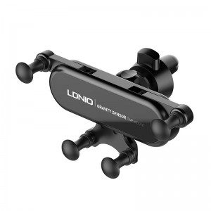 Suport Auto LDNIO MG03 Car Gravity Holder pentru grila de ventilatie - Negru