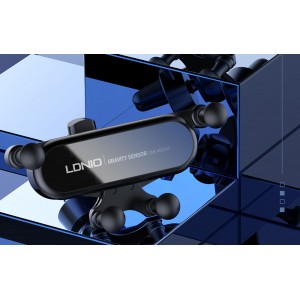 Suport Auto LDNIO MG03 Car Gravity Holder pentru grila de ventilatie - Negru