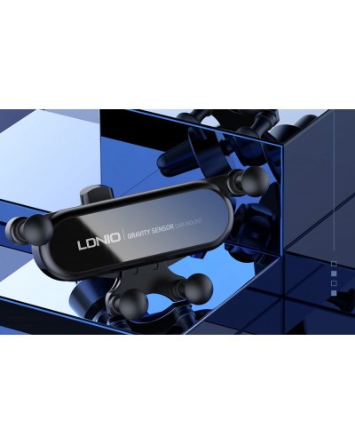 Suport Auto LDNIO MG03 Car Gravity Holder pentru grila de ventilatie - Negru
