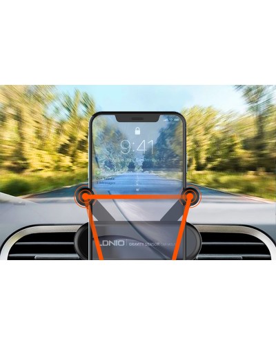 Suport Auto LDNIO MG03 Car Gravity Holder pentru grila de ventilatie - Negru