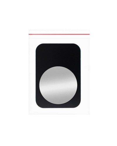 Plăcuță Metalică Magnetică pentru Telefon - Set 2 buc cu Bandă 3M - Negru