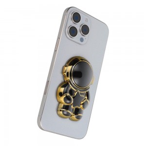 Suport de telefon cu banda adeziva ASTRONAUT Stand - Black