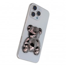 Suport de telefon cu banda adeziva BEAR Stand - Black