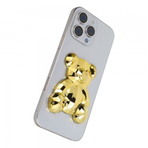 Suport de telefon cu banda adeziva BEAR Stand - Gold