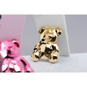 Suport de telefon cu banda adeziva BEAR Stand - Gold