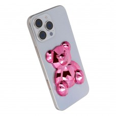 Suport de telefon cu banda adeziva BEAR Stand - Pink