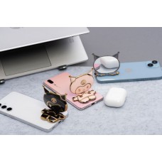Suport de telefon cu banda adeziva DOLL Stand - Pink