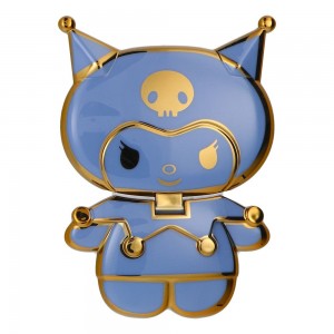Suport de telefon cu banda adeziva DOLL Stand - Blue