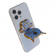 Suport de telefon cu banda adeziva DOLL Stand - Blue
