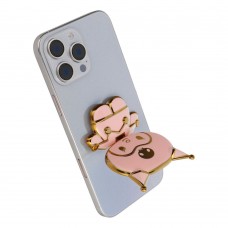 Suport de telefon cu banda adeziva DOLL Stand - Pink