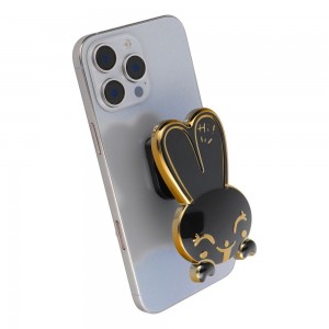Suport de telefon cu banda adeziva RABBIT Stand - Black