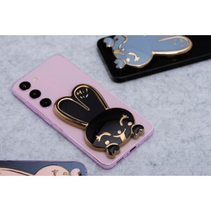 Suport de telefon cu banda adeziva RABBIT Stand - Black