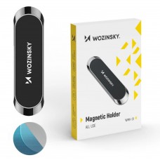 Suport Telefon Wozinsky WMH-01 Magnetic Holder cu banda adeziva - Negru 