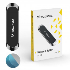 Suport Telefon Wozinsky WMH-01 Magnetic Holder cu banda adeziva - Negru