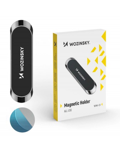 Suport Telefon Wozinsky WMH-01 Magnetic Holder cu banda adeziva - Negru 
