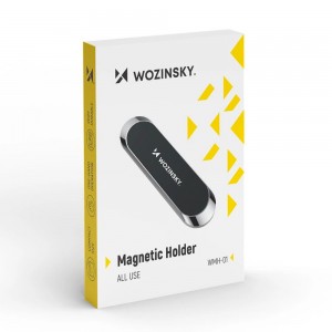 Suport Telefon Wozinsky WMH-01 Magnetic Holder cu banda adeziva - Negru