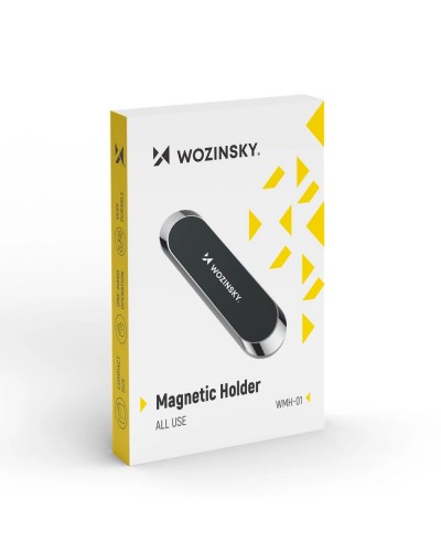 Suport Telefon Wozinsky WMH-01 Magnetic Holder cu banda adeziva - Negru 