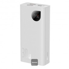 Baterie Externa BASEUS Adaman2 Digital Display Fast Charge Power Bank 10000mAh 30W - Alb