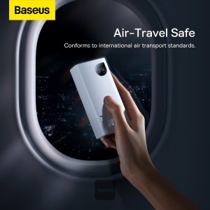 Baterie Externa BASEUS Adaman2 Digital Display Fast Charge Power Bank 10000mAh 30W - Alb